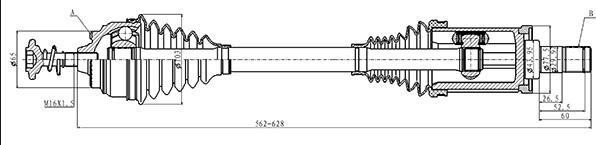 Open Parts DRS6486.00 - Albero motore / Semiasse autozon.pro