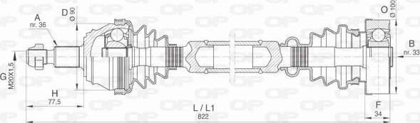 Open Parts DRS6423.00 - Albero motore / Semiasse autozon.pro