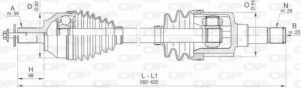 Open Parts DRS6427.00 - Albero motore / Semiasse autozon.pro