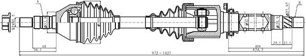 Open Parts DRS6501.00 - Albero motore / Semiasse autozon.pro