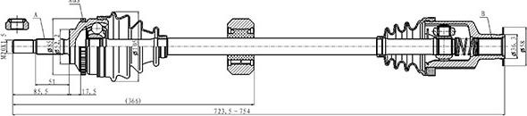 Open Parts DRS6508.00 - Albero motore / Semiasse autozon.pro