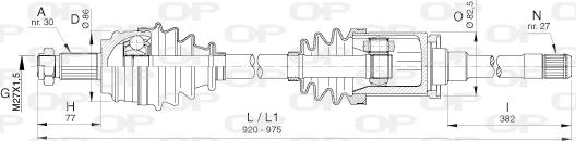 Open Parts DRS6394.00 - Albero motore / Semiasse autozon.pro