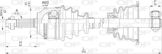 Open Parts DRS6295.00 - Albero motore / Semiasse autozon.pro