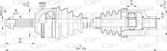 Open Parts DRS6296.00 - Albero motore / Semiasse autozon.pro