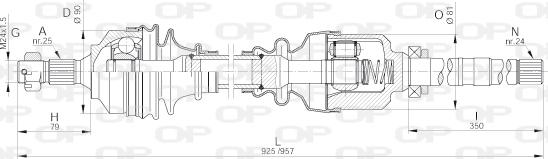 Open Parts DRS6248.00 - Albero motore / Semiasse autozon.pro