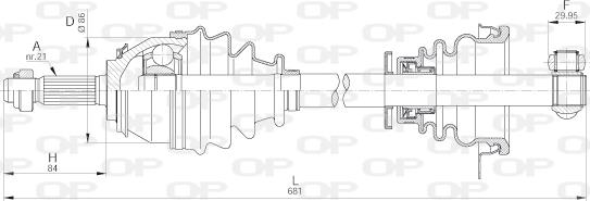 Open Parts DRS6263.00 - Albero motore / Semiasse autozon.pro