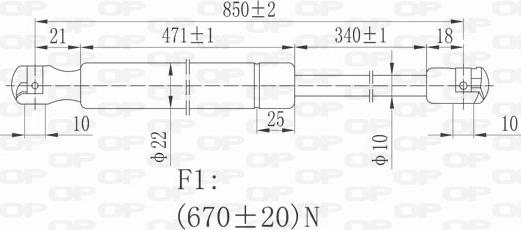 Open Parts GSR6378.00 - Ammortizatore pneumatico, Cofano bagagli / vano carico autozon.pro