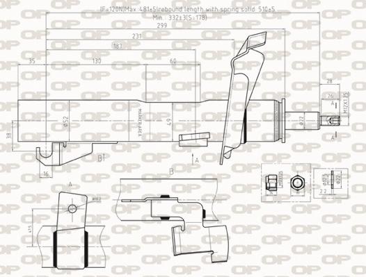 Open Parts SAB8490.31 - Ammortizzatore autozon.pro