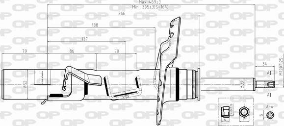 Open Parts SAB8491.31 - Ammortizzatore autozon.pro