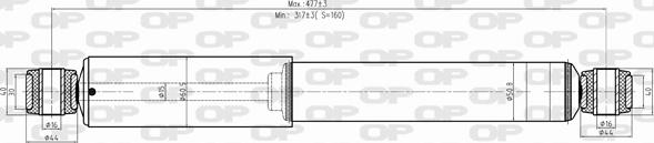 Open Parts SAB8498.32 - Ammortizzatore autozon.pro