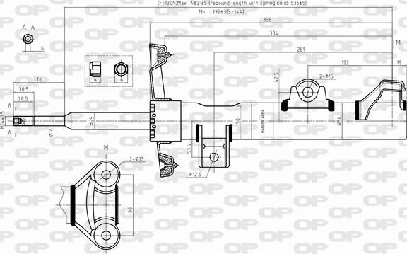 Open Parts SAB8456.31 - Ammortizzatore autozon.pro