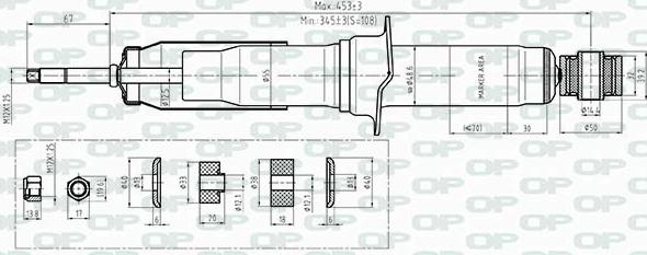 Open Parts SAB8407.31 - Ammortizzatore autozon.pro