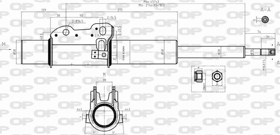 Open Parts SAB8416.31 - Ammortizzatore autozon.pro