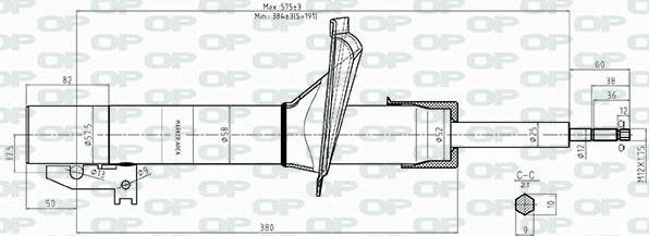 Open Parts SAB8412.31 - Ammortizzatore autozon.pro