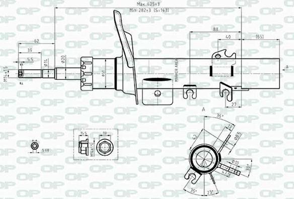 Open Parts SAB8417.31 - Ammortizzatore autozon.pro