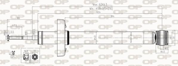 Open Parts SAB8488.32 - Ammortizzatore autozon.pro