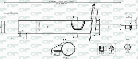 Open Parts SAB8437.31 - Ammortizzatore autozon.pro