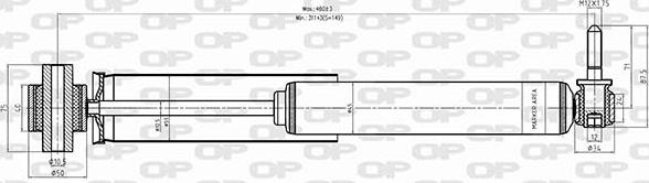 Open Parts SAB8429.32 - Ammortizzatore autozon.pro