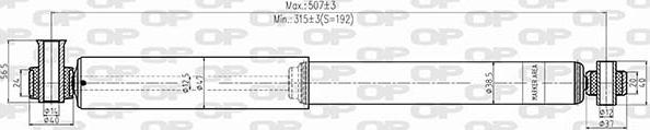 Open Parts SAB8424.32 - Ammortizzatore autozon.pro