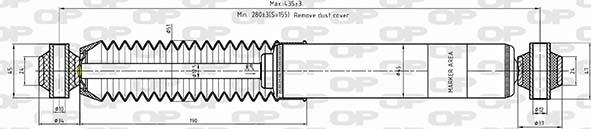 Open Parts SAB8591.32 - Ammortizzatore autozon.pro