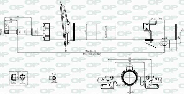 Open Parts SAB8541.31 - Ammortizzatore autozon.pro