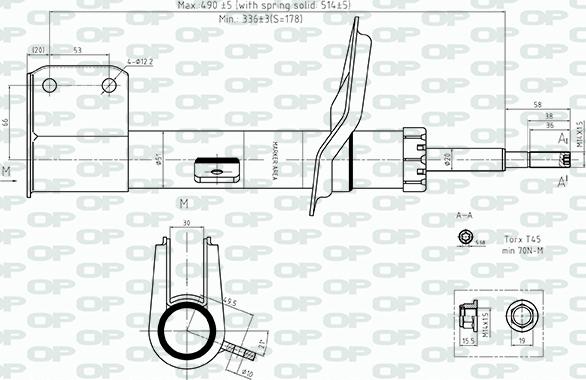 Open Parts SAB8556.31 - Ammortizzatore autozon.pro