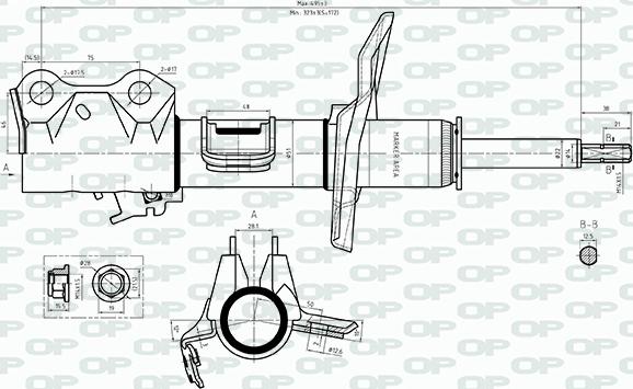 Open Parts SAB8558.31 - Ammortizzatore autozon.pro