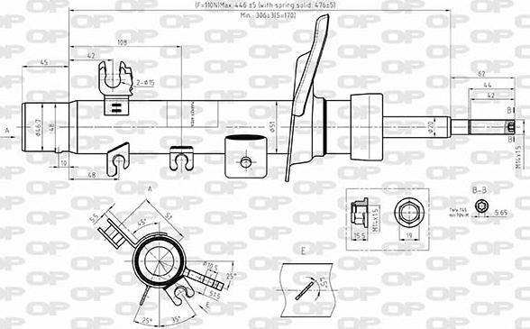 Open Parts SAB8553.31 - Ammortizzatore autozon.pro