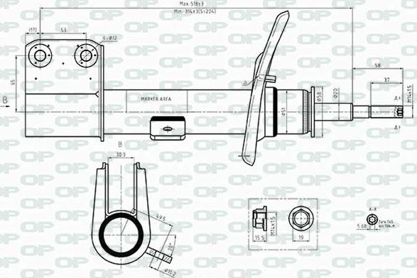 Open Parts SAB8506.31 - Ammortizzatore autozon.pro