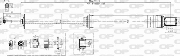 Open Parts SAB8500.32 - Ammortizzatore autozon.pro