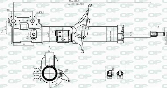 Open Parts SAB8503.11 - Ammortizzatore autozon.pro