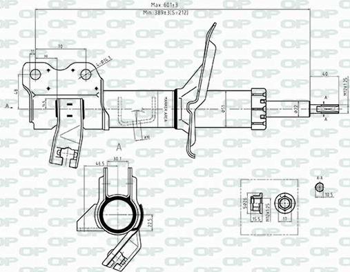 Open Parts SAB8507.32 - Ammortizzatore autozon.pro