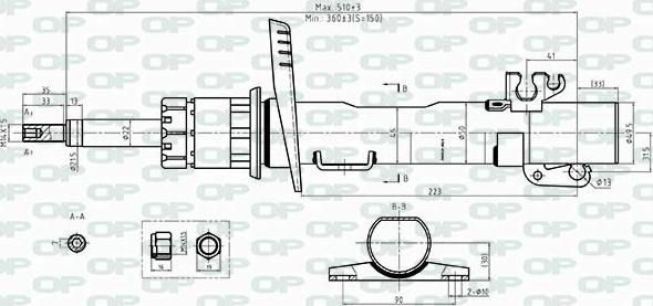 Open Parts SAB8519.31 - Ammortizzatore autozon.pro