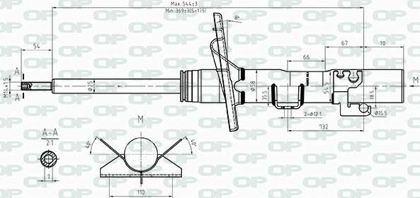 Open Parts SAB8516.31 - Ammortizzatore autozon.pro