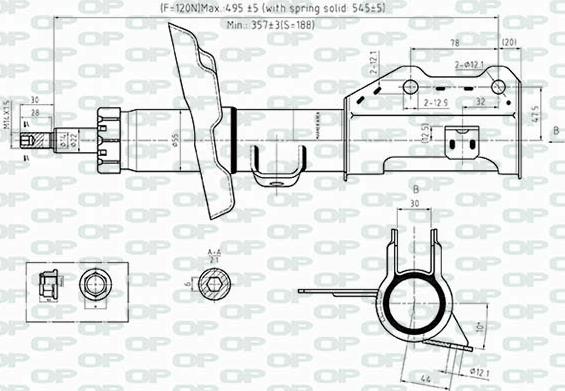 Open Parts SAB8518.31 - Ammortizzatore autozon.pro