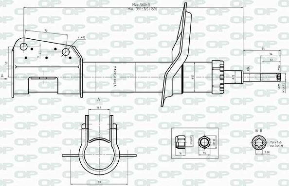 Open Parts SAB8513.31 - Ammortizzatore autozon.pro