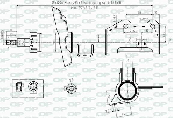 Open Parts SAB8517.31 - Ammortizzatore autozon.pro