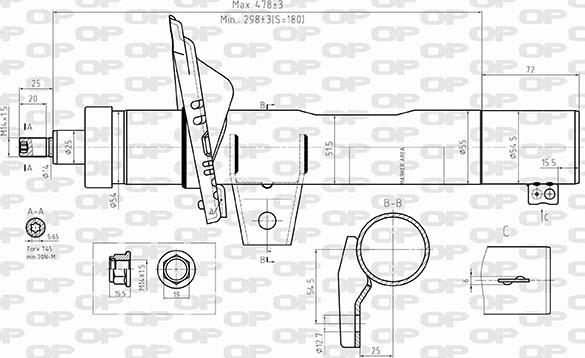 Open Parts SAB8589.31 - Ammortizzatore autozon.pro