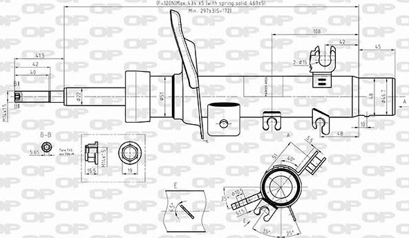 Open Parts SAB8580.31 - Ammortizzatore autozon.pro