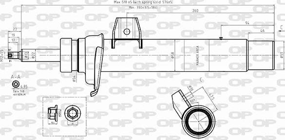 Open Parts SAB8588.31 - Ammortizzatore autozon.pro