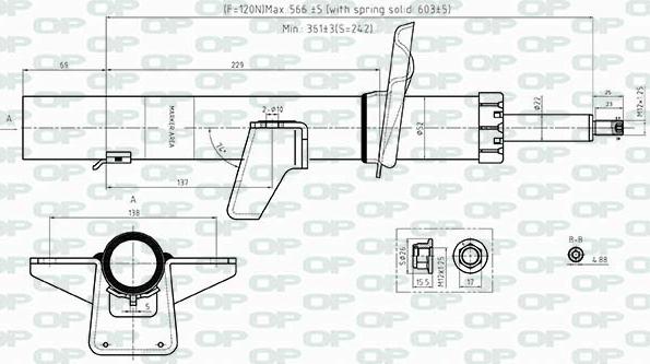 Open Parts SAB8535.32 - Ammortizzatore autozon.pro