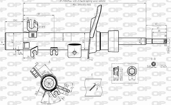 Open Parts SAB8570.31 - Ammortizzatore autozon.pro