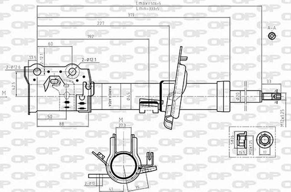 Open Parts SAB8645.31 - Ammortizzatore autozon.pro