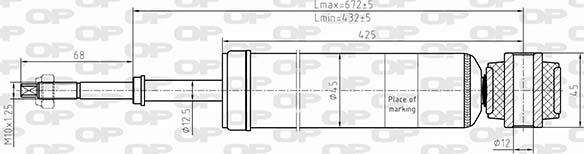 Open Parts SAB8641.32 - Ammortizzatore autozon.pro