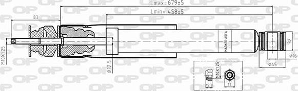 Open Parts SAB8642.32 - Ammortizzatore autozon.pro