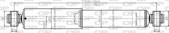 Open Parts SAB8655.32 - Ammortizzatore autozon.pro