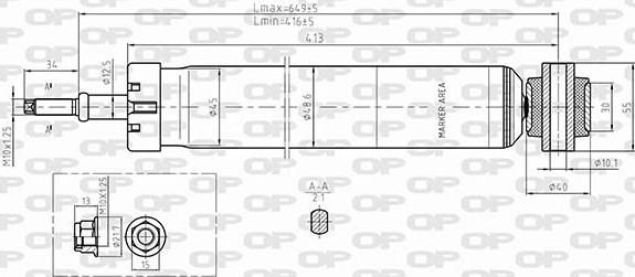 Open Parts SAB8652.32 - Ammortizzatore autozon.pro