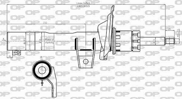 Open Parts SAB8609.31 - Ammortizzatore autozon.pro