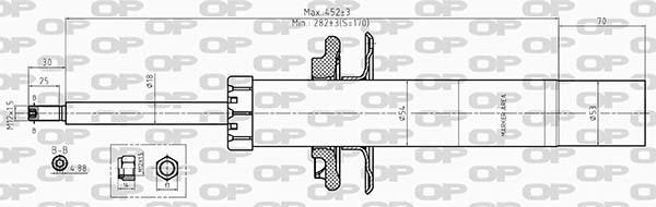 Open Parts SAB8604.31 - Ammortizzatore autozon.pro