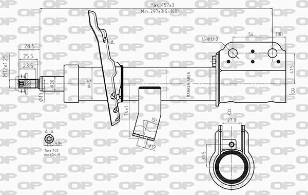 Open Parts SAB8605.31 - Ammortizzatore autozon.pro